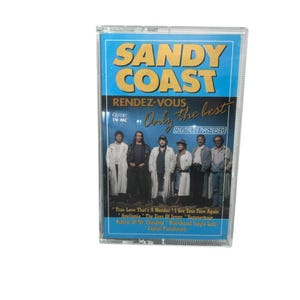 Sandy Coast Rendez-Vous Only The Best ヴィンテージカセット、1989年オリジナルレトロアナログテープカートリッジ、オランダの象徴的なアルバム、希少なコレクターズアイテム