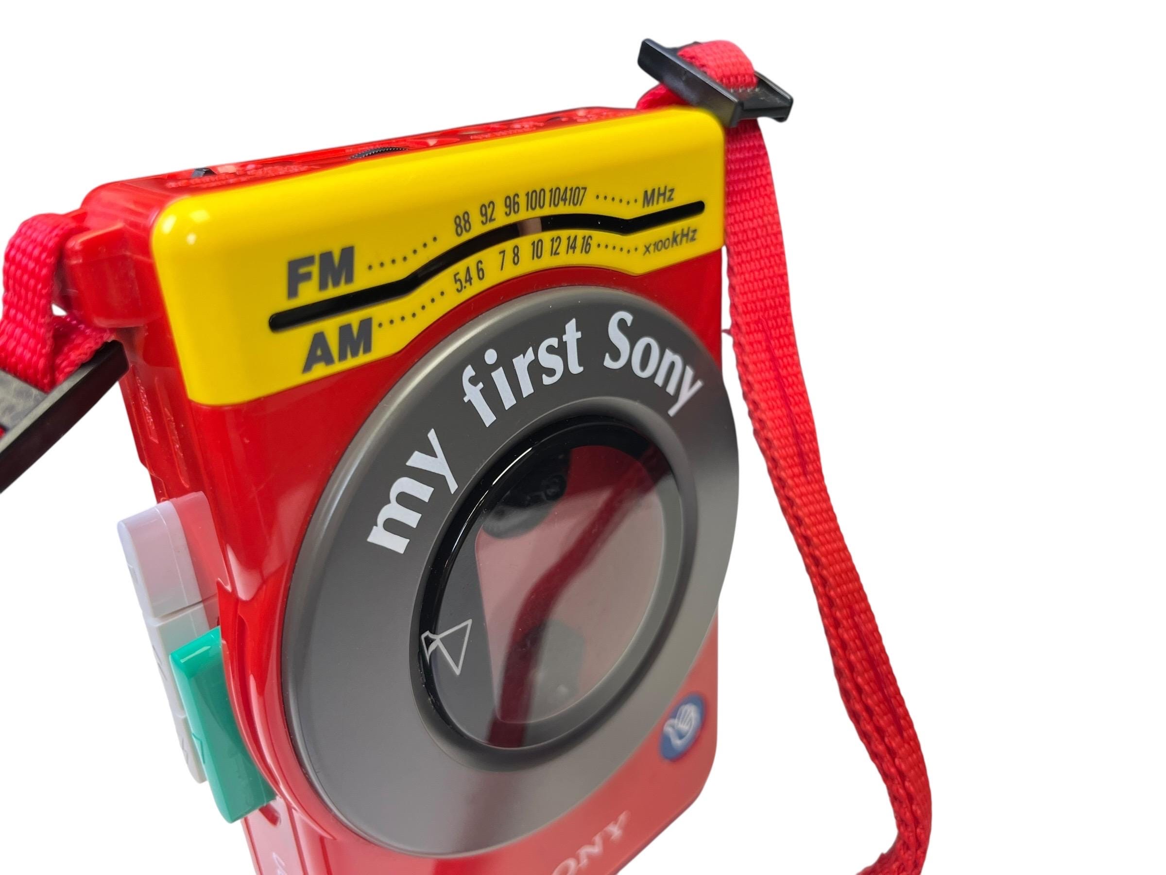 Vintage My First Sony WM-F3030 Cassette Walkman – Retro Audio
