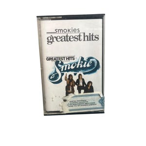 スモーキーズ・グレイテスト・ヒッツ・ヴィンテージ・カセット、オリジナル1977年製レトロアナログテープカートリッジ、象徴的なイギリスのアルバム、希少なコレクターズアイテム