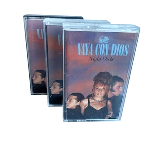 Night Owls Vaya Con Dios ヴィンテージカセット、1990年代オリジナルレトロアナログテープカートリッジ、ベルギーの名盤アルバム、希少なコレクターズアイテム