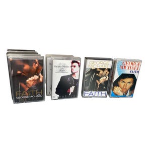 ジョージ・マイケル（Ft. クイーン）カセット、1980 年代のオリジナル レトロ アナログ テープ カートリッジ、象徴的なイギリスのアルバム、希少な収集品