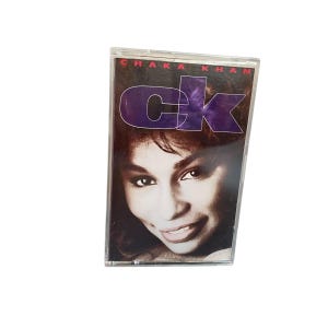 チャカ・カーン C.K. ヴィンテージ カセット、オリジナル 1988 年代レトロ アナログ テープ カートリッジ、象徴的なアメリカのアルバム、希少なコレクターズ アイテム