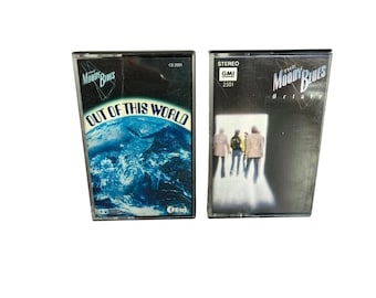 The Moody Blues Seltene Vintage 1980er Jahre British Rock Cassette Tapes Tapes Alben