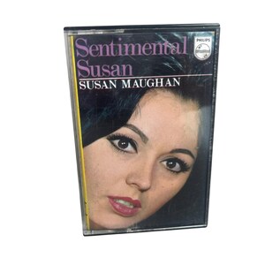 スーザン・モーガン「センチメンタル・スーザン」ヴィンテージカセット、1966年オリジナルレトロアナログテープカートリッジ、象徴的なイギリスのアルバム、希少なコレクターズアイテム