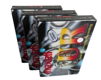 Maxell UR Blank Cassette Tape, 60-Minute, New in Case