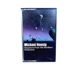Michael Hoenig Departure From The Northern Wasteland ヴィンテージカセット、オリジナル1978年製レトロアナログテープカートリッジ、象徴的なドイツのアルバム