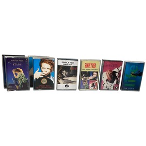 シンプリー・レッドのヴィンテージ・カセット、1980年代/90年代のオリジナル・レトロ・アナログ・テープ・カートリッジ、イギリスの名盤、希少なコレクターズアイテム