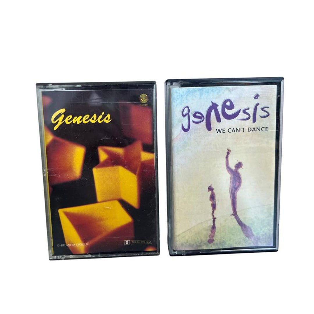 Genesis Cassette Tape Set: Self-titled & We Can't Dance - Rock