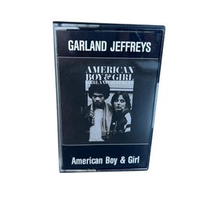ガーランド・ジェフリーズ アメリカン・ボーイ＆ガール ヴィンテージカセット、オリジナル1979年製レトロアナログテープカートリッジ、象徴的なアメリカのアルバム、希少なコレクターズアイテム