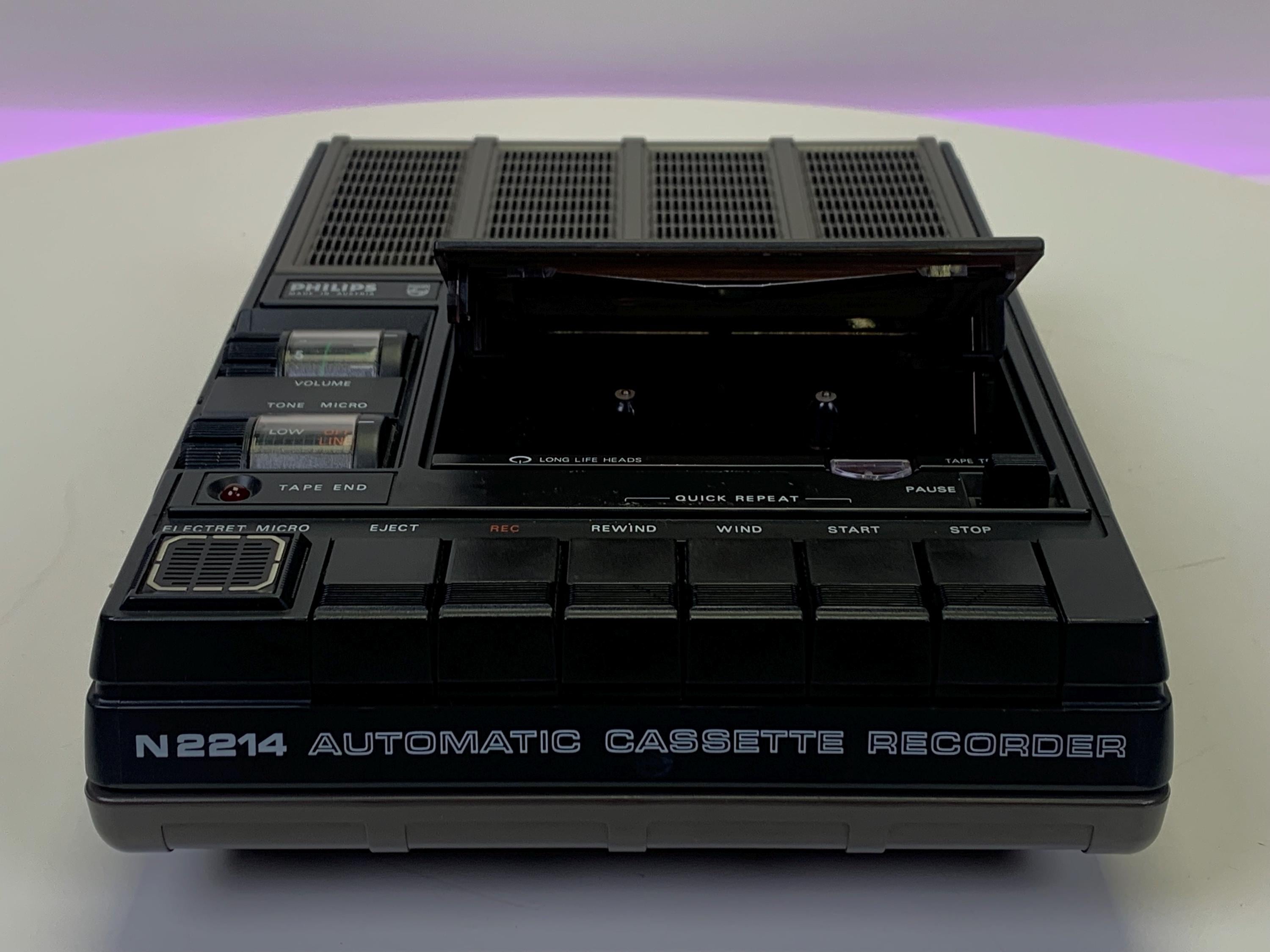 Vintage Philips N2214 Automatic Cassette Recorder – Vintage Tape
