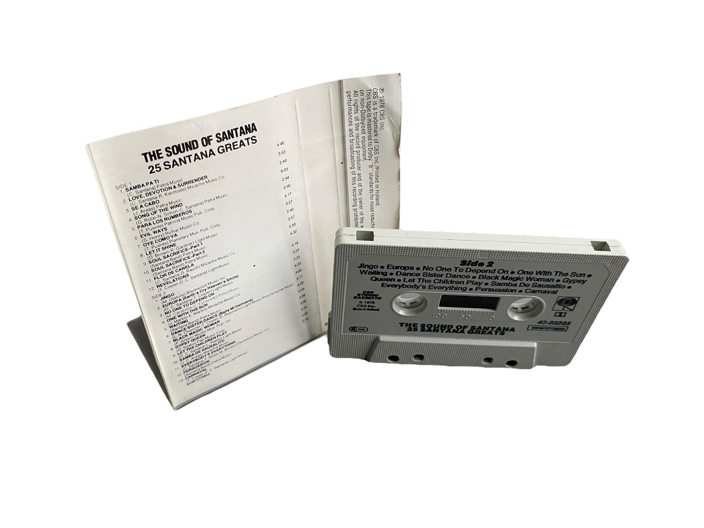 Santana［カセット］ Vintage Santana Cassette Tape Collection: 1970/80s Rock Albums - Etsy