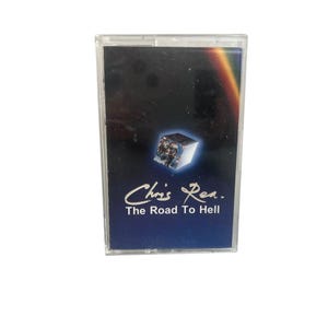 クリス・リア「The Road To Hell」ヴィンテージカセット、1989年オリジナルレトロアナログテープカートリッジ、イギリスの象徴的なアルバム、希少なコレクターズアイテム