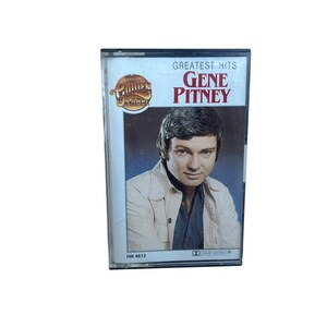 ジーン・ピットニーのグレイテスト・ヒッツ・ヴィンテージ・カセット、1986年オリジナル・レトロ・アナログ・テープ・カートリッジ、象徴的なアメリカのアルバム、希少なコレクターズアイテム