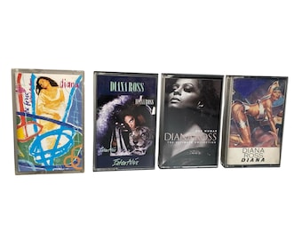 Vintage Diana Ross Kassetten: R & B Soul Sammlerstücke