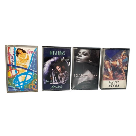 ヴィンテージ ダイアナ・ロス カセットテープ：R&B ソウル