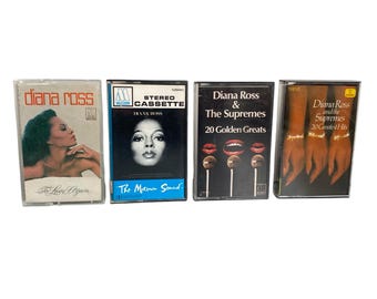 Vintage Diana Ross Kassetten: R & B Soul Sammlerstücke