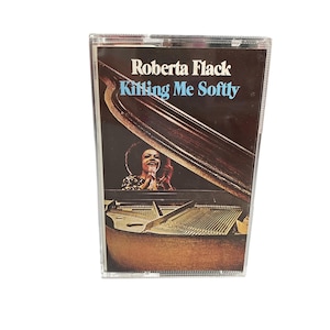 ロバータ・フラック キリング・ミー・ソフトリー ヴィンテージカセット、オリジナル 1973 レトロアナログテープカートリッジ、象徴的なアメリカのアルバム、希少なコレクターズアイテム