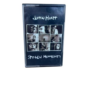 John Hiatt Stolen Moments Vintage Cassette, Original 1990 Retro Analogue Tape Cartridge, Iconic American Album, Rare Collectible Find
