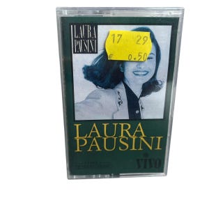 ローラ・パウジーニ ヴィンテージカセット、1990年代オリジナルレトロアナログテープカートリッジ、象徴的なイタリアのアルバム、希少なコレクターズアイテム