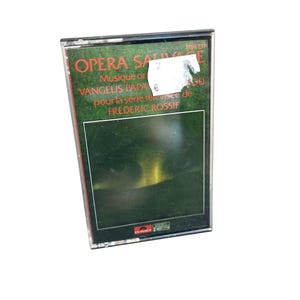 ヴァンゲリス・パパタナシュー・ヴィンテージカセット、1990年代オリジナルレトロアナログテープカートリッジ、ギリシャの象徴的なアルバム、希少なコレクターズアイテム