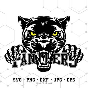 Panthers Mascot Svg Png, Mascot Shirt Design, School Spirit, Panthers Mom Svg, Digital Download, Sublimation Ready