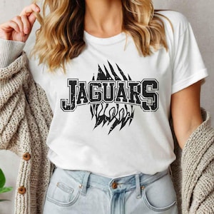 Jaguars Mascot SVG PNG, Jaguars Cheer Svg, Jaguars Shirt Svg, Jaguars Sports Svg, School Spirit Mascot Svg, Football Svg
