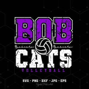 Bobcats Mascot SVG PNG, Bobcats Volleyball SVG, Varsity Bobcats Shirt, School Spirit Mascot, Volleyball Cheer Sublimation, Volleyball Mom
