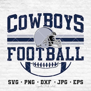 Cowboys Football Svg, Football Svg, Sports Svg, Football Shirt, Sublimation Designs, Png Dxf Jpg Eps