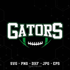Gators Mascot SVG PNG, Gators Football SVG, Varsity Gators Shirt, School Spirit Mascot Svg, Football Cheer Sublimation, Football Mom Svg