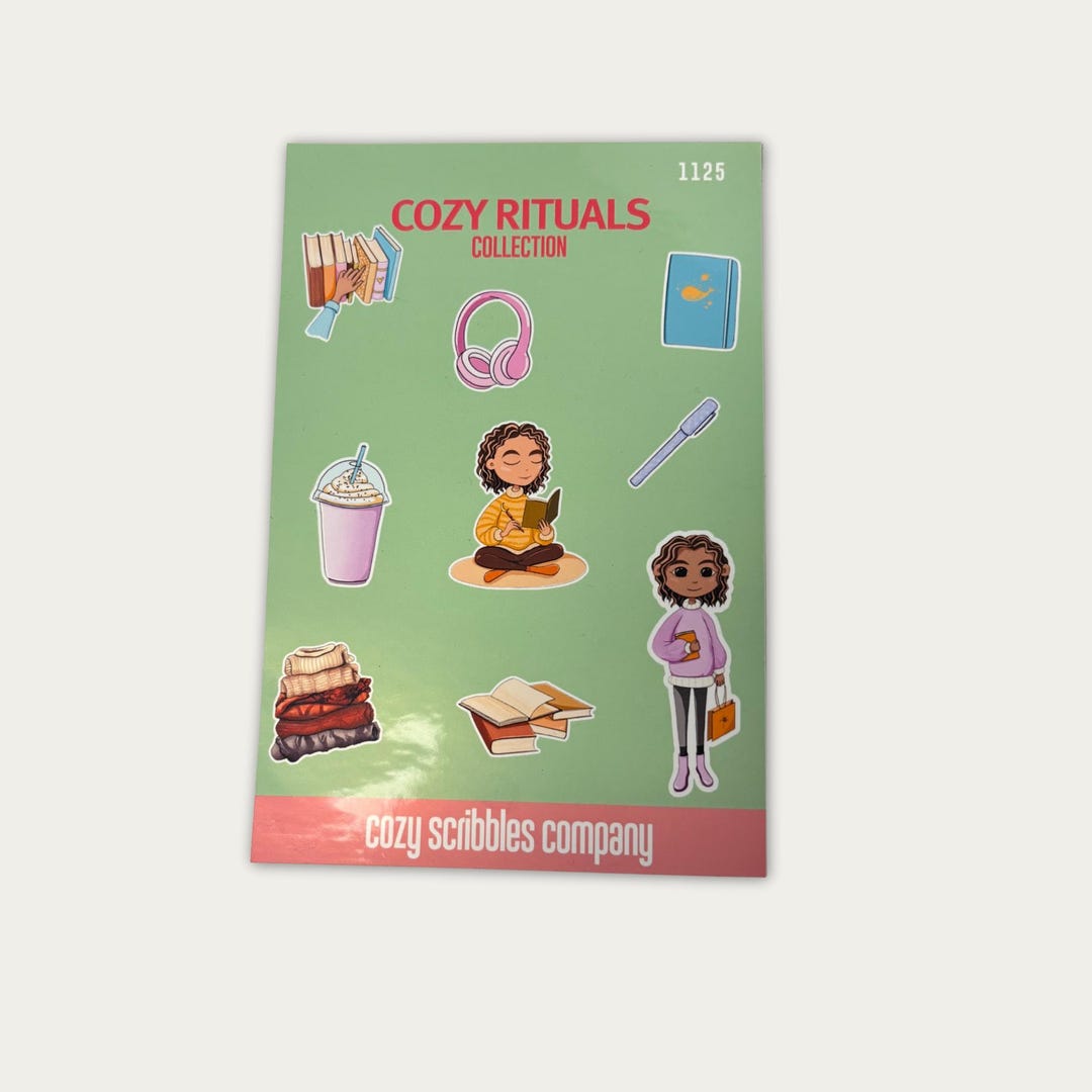 Cozy Rituals Sticker Sheet, Self Care Planner Stickers - Etsy