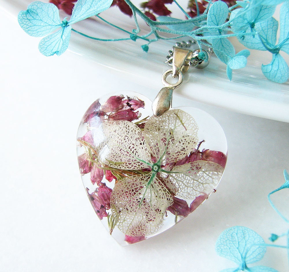 Resin Jewelry Real Flower Jewelry 