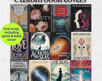 Custom Full Wrap Book Cover Design: Unique Ebook & Print
