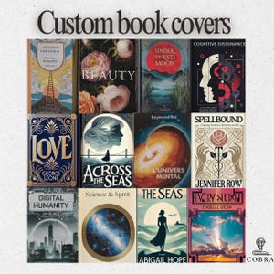 Custom Book Cover | Unique Book Cover | Artistic Book Cover | Print & eBook Book Cover | Book Cover for Bestseller | Professional Designer