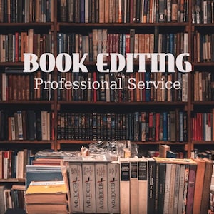 Edición profesional de libros / Edición de manuscritos / Edición de textos / Servicio de edición personalizado