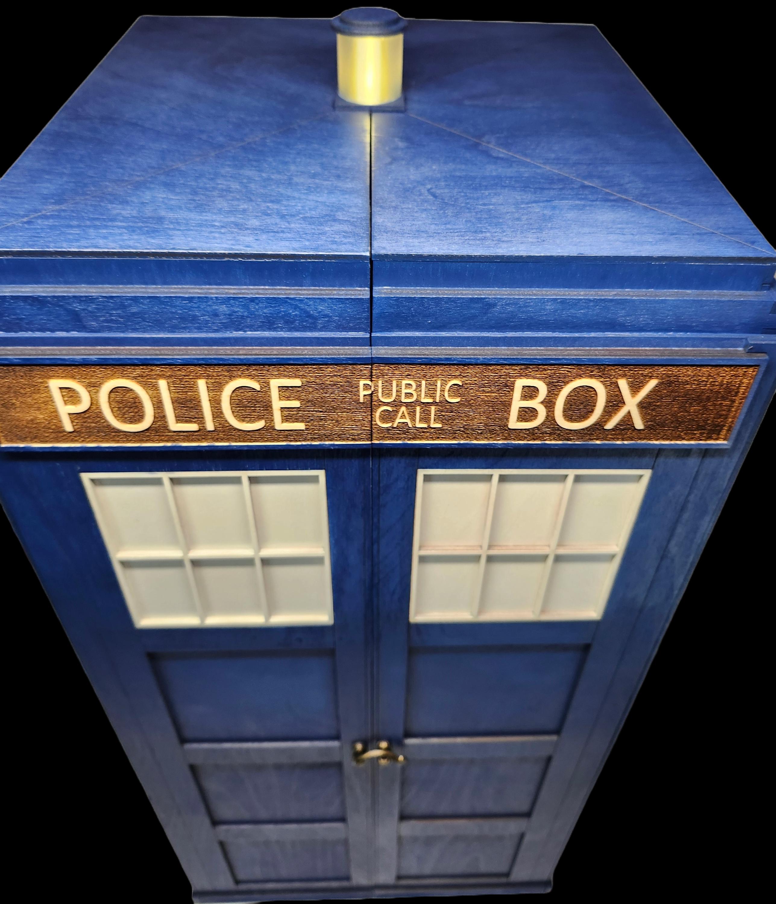 TARDIS Police Box Dollhouse. Doctor Who. - Etsy