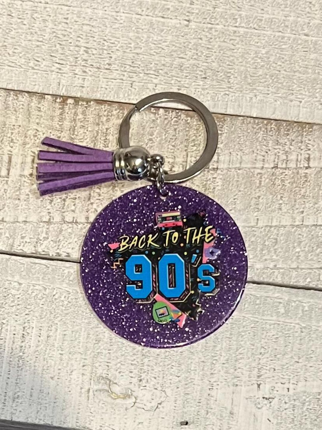 Back to the 90s Keychain - Etsy