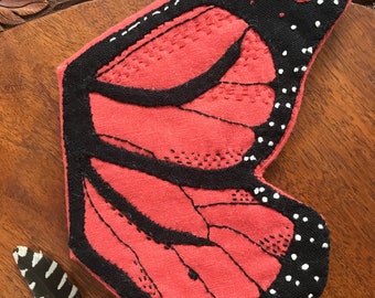 Needle book - Monarch butterfly