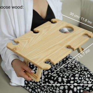 Mesa de picnic con vino, tabla de quesos, mesa portátil de madera para exteriores, bandeja de regalo personalizada, plato para aperitivos, comida, sommelier, tabla de vinos, fecha