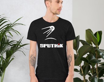 Sputnik Vintage T-Shirt: USSR Space Mission Tee