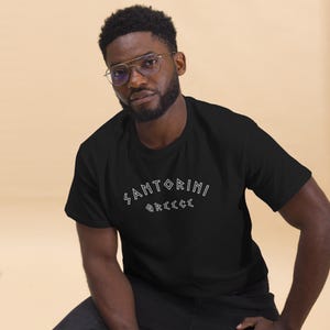 Santorini Greece Unisex T-Shirt Classic Greek Tee Shirt Aegean Sea