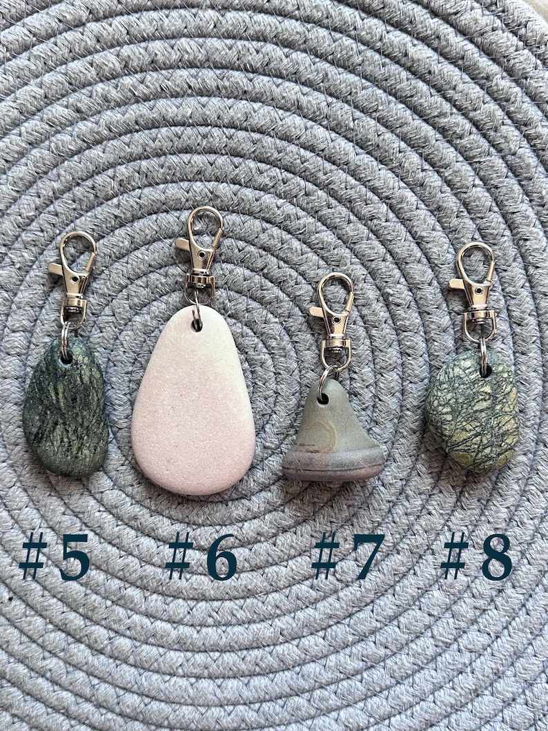 Simple Unisex Sea Pebble Keychain - natural beach rock pendant, stone charm, Zen jewellery beach, pebble pendant, stone accessories, eco friendly gift, thoughtful present, men and women nature inspired creations, one of a kind present for loved ones, anniversary, birthday gift, thoughtful handmade gift, small gesture gift, genuine sea treasures, original gift, on of a kind creation, extraordinary handmade present