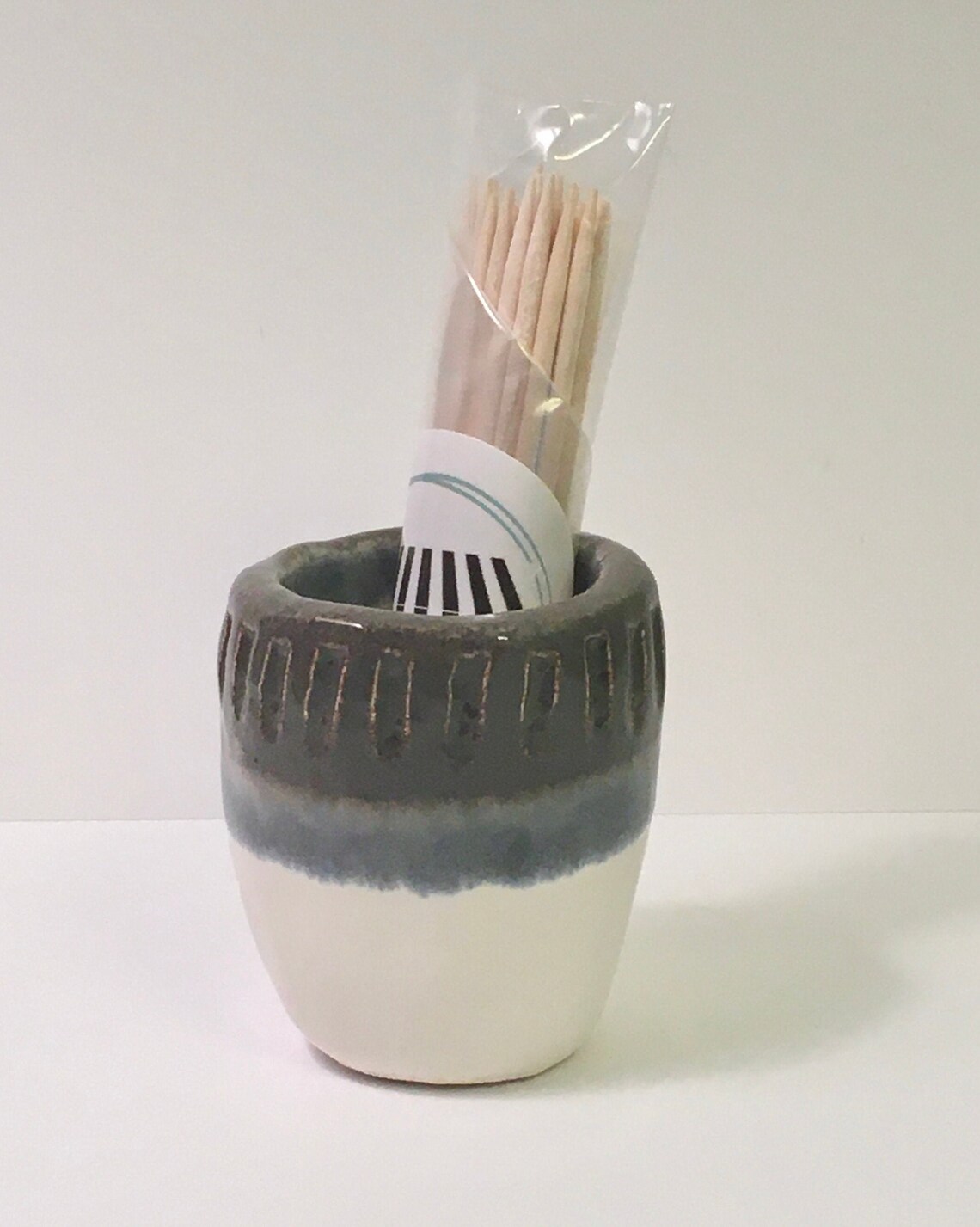 Handmade Ceramic Toothpick Holder Etsy