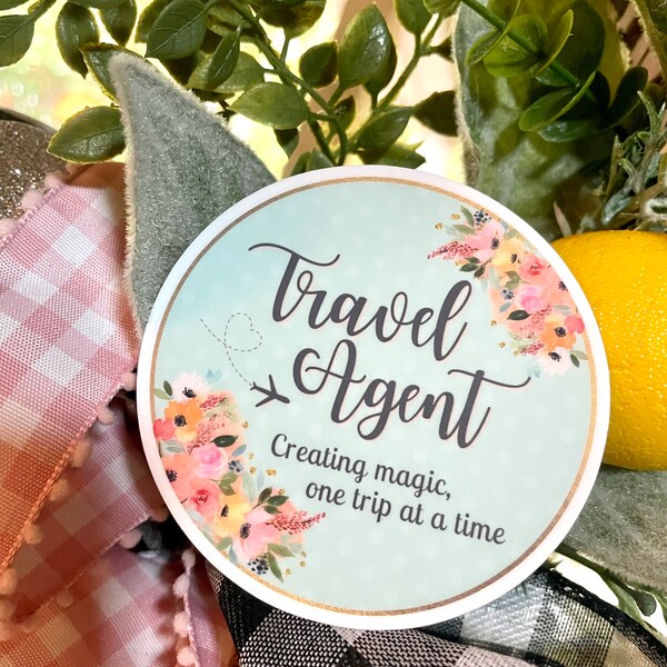 Travel Agent Decals - Etsy