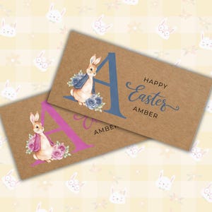 Personalised Easter Envelope | Easter Money | Easter Gift Card Envelope | Cute Rabbit Letter Envelope | Easter Gift | Easter Money Wallet