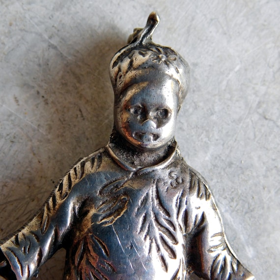 Vintage Brookraft Sterling Silver Figural Brooch … - image 2