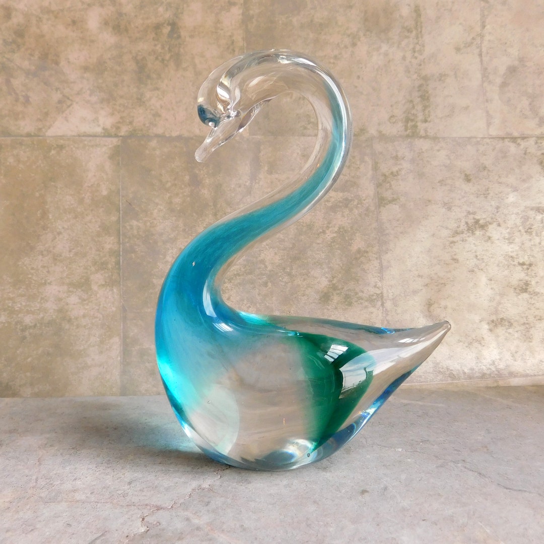 【レトロ 希少】ムラーノガラス 白鳥 Lorenzo Ferro作品ヴィンテージ レトロ 希少】ムラーノガラス 白鳥 Lorenzo Ferro作品ヴィンテージ