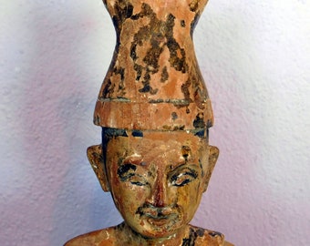 OLD Antique Carved Wood Religious Santos / Santo Figure
