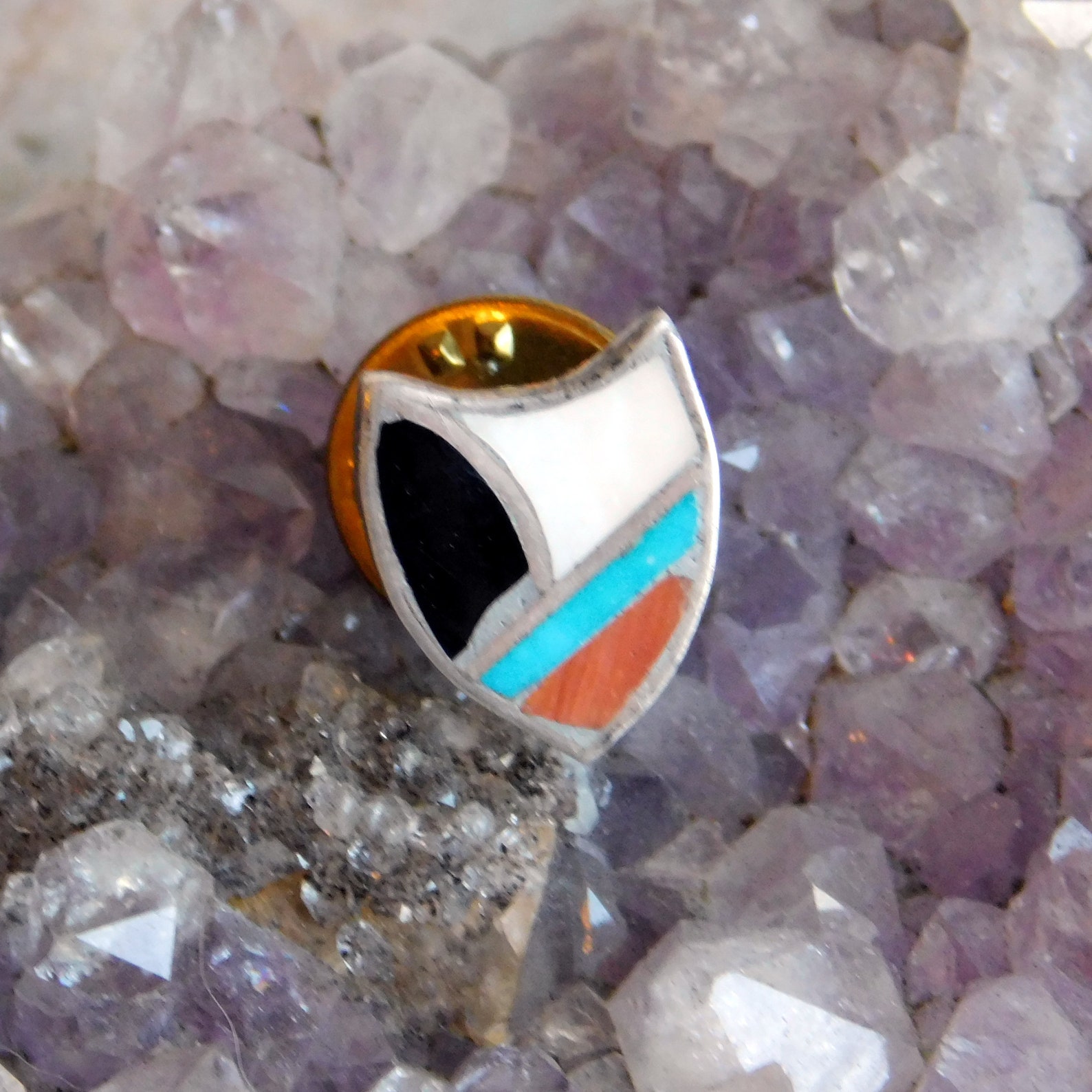 sterling silver tie pin