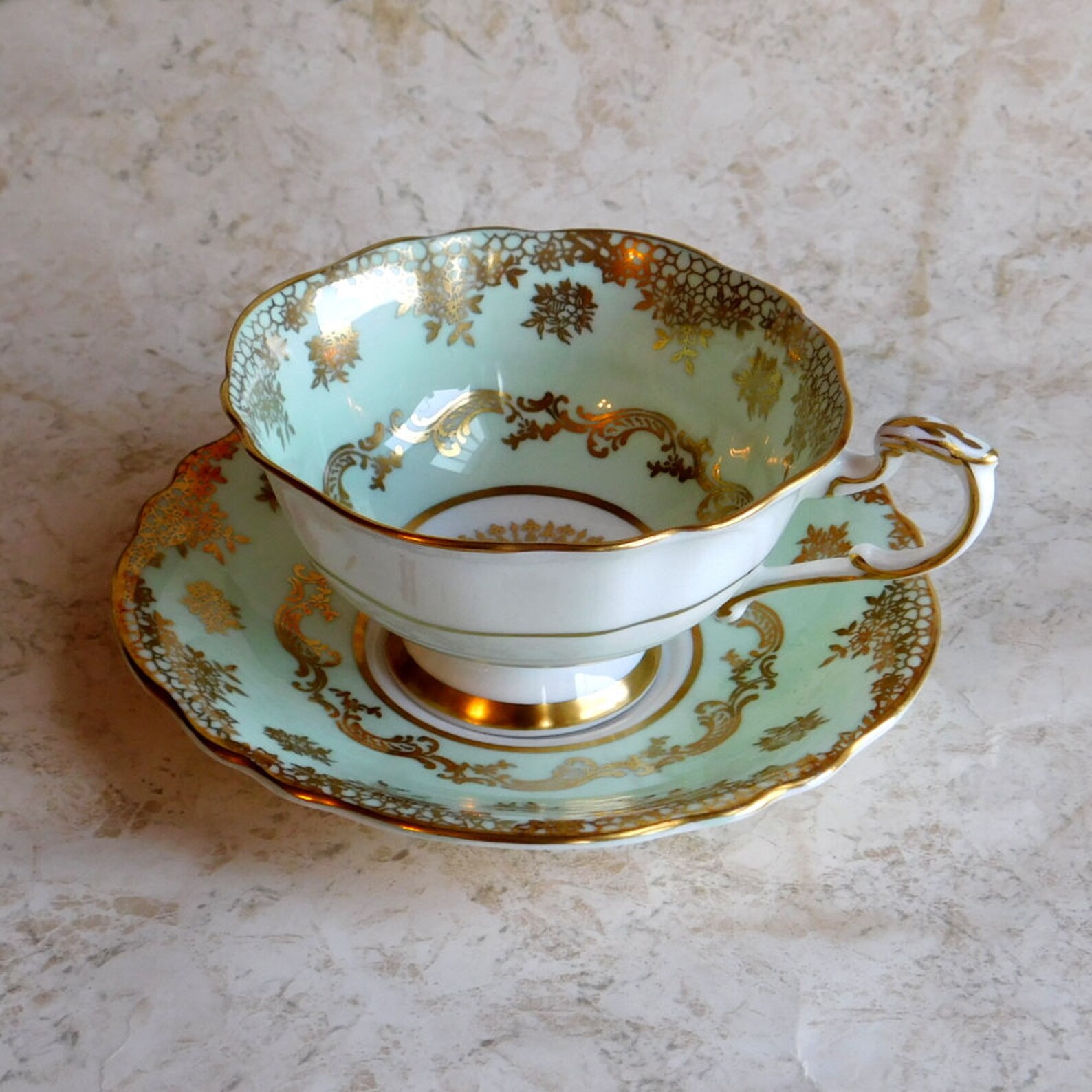 Vintage Paragon Fine Bone China Cup and Saucer Set By Etsy