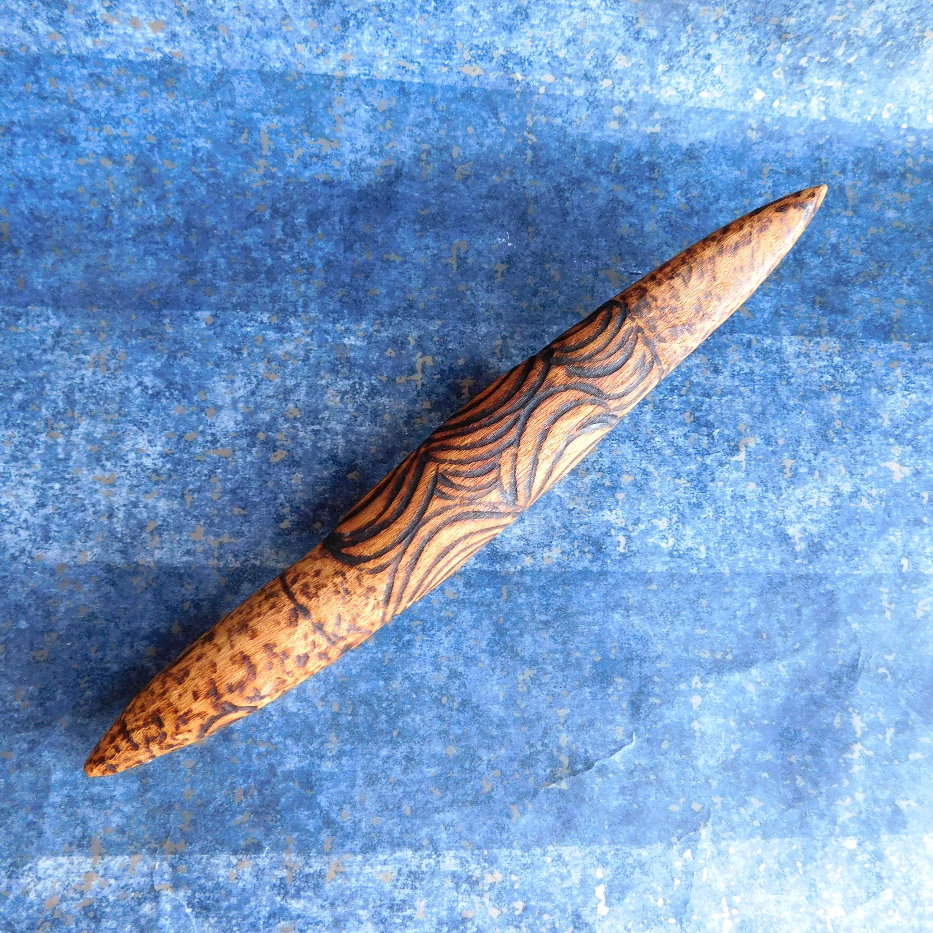 Vintage Australian Aboriginal Carved Wood Goanna or Other Monitor ...